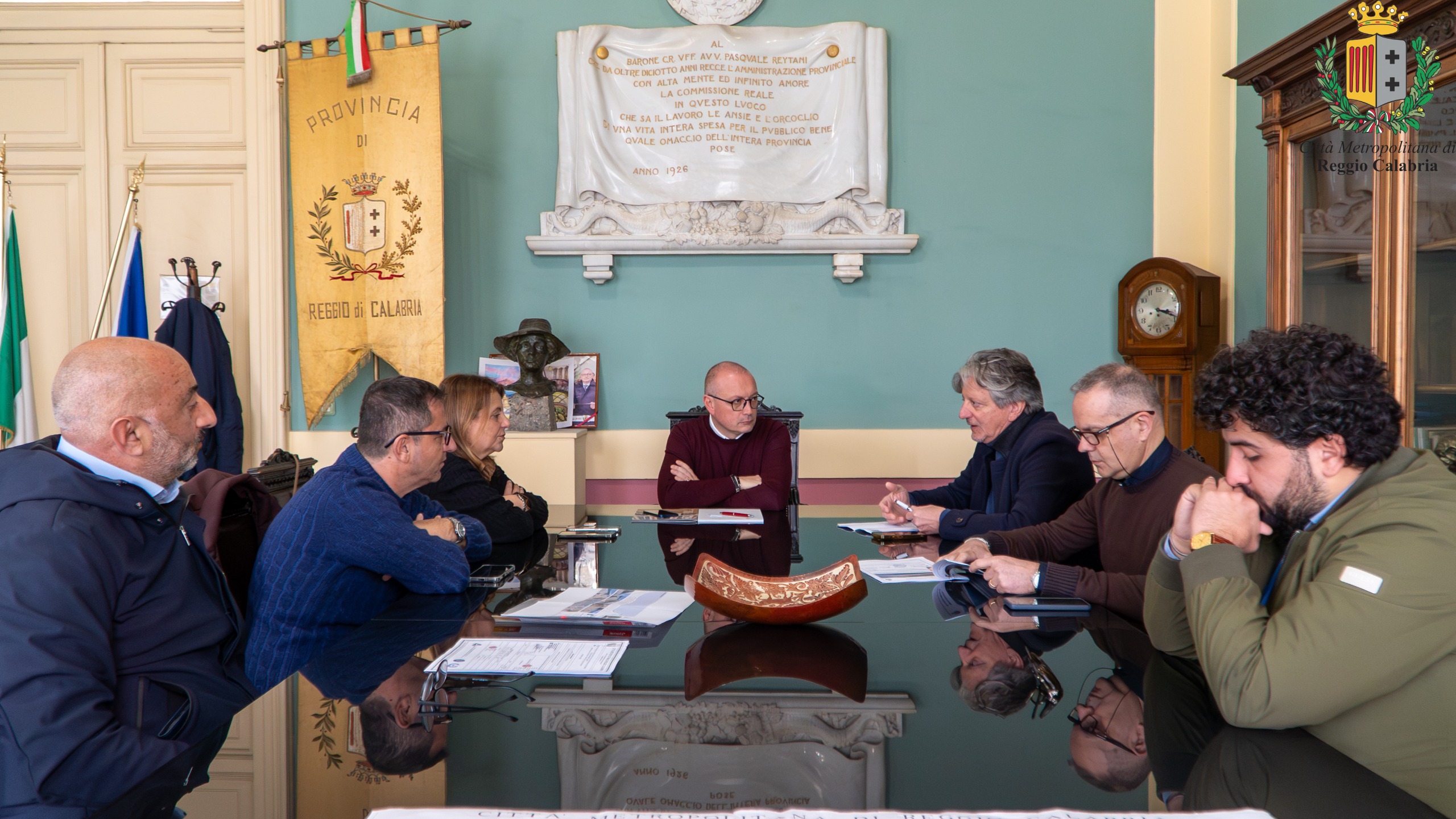 Alla Citt� Metropolitana focus su Sfalass�, erosione costiera e sicurezza del territorio di Bagnara