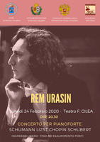 Concerto di Rem Urasin al Teatro Cilea