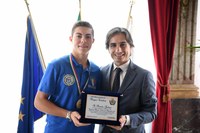 Premiazione campione italiano under 16 di surfcasting 2018, Danilo Galimi