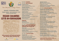 Reggio Calabria Learning City Unesco: il 15 dicembre a Palazzo Alvaro un convegno per approfondire i temi al centro del progetto